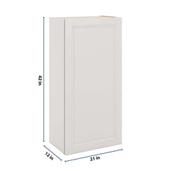 J&K Pure B5 Single Door Wall Cabinet - 21" W x 42" H