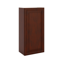 J&K Mahogany J5 Single Door Wall Cabinet - 21" W x 42" H