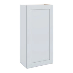 J&K White Shaker S8 Single Door Wall Cabinet - 21" W x 42" H