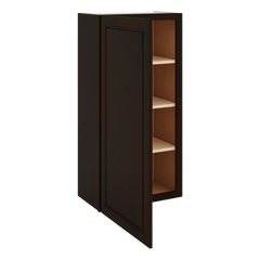 J&K Espresso K8 Single Door Wall Cabinet - 21" W x 42" H