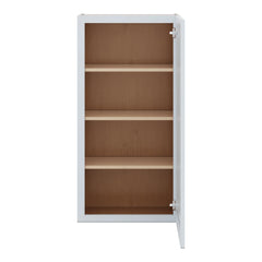 J&K White Shaker S8 Single Door Wall Cabinet - 21" W x 42" H