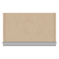 J&K Castle Grey S5 Single Door Wall Cabinet - 21" W x 42" H