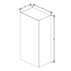 Fabuwood Ovela Catalina Nocce 1 21" W X 42" H X 13" D Single Door Wall Cabinet