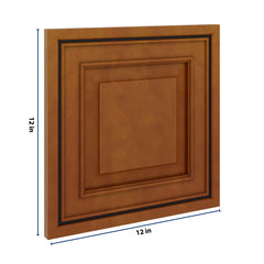 J&K Mocha Glazed K10 Dummy Door Panel 12" W x 12" H