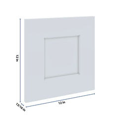 J&K White Shaker S8 Dummy Door Panel 12" W x 12" H