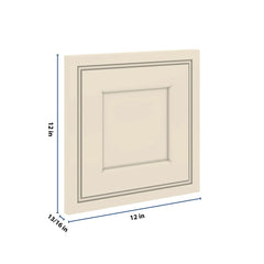 J&K Pearl Glazed H9 Dummy Door Panel 12" W x 12" H