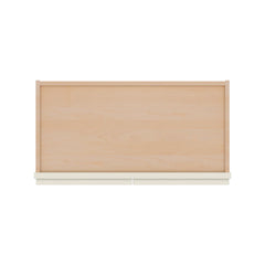 Modernform Cabinet Slim Dove White 24" W X 15" H X 12" D Double Glass Door Wall Cabinet