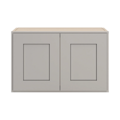 CNC Luxor 5-Piece Misty Grey 24" W X 15" H Double Door Wall Cabinet