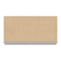 CNC Luxor 5-Piece Misty Grey 24" W X 15" H Double Door Wall Cabinet