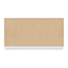 CNC Luxor 5-Piece White 24" W X 15" H Double Door Wall Cabinet