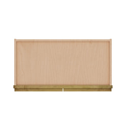 Modernform Cabinet Natural Shaker 24" W X 15" H X 12" D Double Door Wall Cabinet
