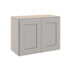 CNC Luxor Misty Grey 24" W X 18" H Double Door Wall Cabinet