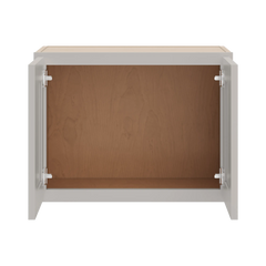 CNC Luxor Misty Grey 24" W X 18" H Double Door Wall Cabinet