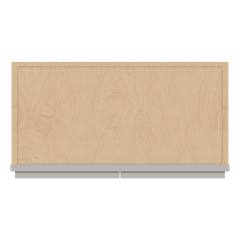 CNC Luxor Misty Grey 24" W X 18" H Double Door Wall Cabinet
