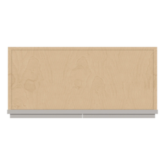 CNC Luxor 5-Piece Misty Grey 24" W X 24" H Double Door Wall Cabinet