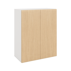 Modernform Cabinet Natural Oak 24" W X 30" H X 12" D Double Door Wall Cabinet