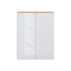 Modernform Cabinet Gloss White 24" W X 30" H X 12" D Double Door Wall Cabinet
