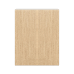 Modernform Cabinet Natural Oak 24" W X 30" H X 12" D Double Door Wall Cabinet