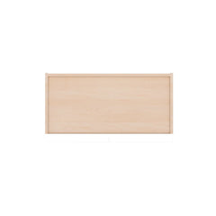 Modernform Cabinet Slim Dove White 24" W X 30" H X 12" D Double Glass Door Wall Cabinet