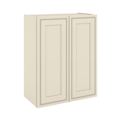 J&K Pearl Glazed H9 Double Door Wall Cabinet - 24" W x 30" H