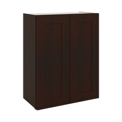 J&K Java Coffee S1 Double Door Wall Cabinet - 24" W x 30" H