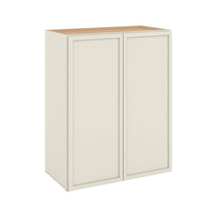 Modernform Cabinet Slim Dove White 24" W X 30" H X 12" D Double Door Wall Cabinet