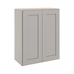 CNC Luxor 5-Piece Misty Grey 24" W X 30" H Double Door Wall Cabinet