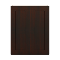 J&K Java Coffee S1 Double Door Wall Cabinet - 24" W x 30" H