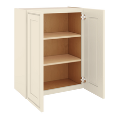 J&K Pearl Glazed H9 Double Door Wall Cabinet - 24" W x 30" H