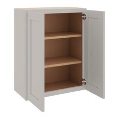 CNC Luxor 5-Piece Misty Grey 24" W X 30" H Double Door Wall Cabinet