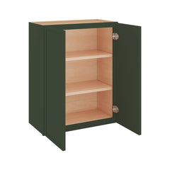 Modernform Cabinet Slim Sage Green 24" W X 30" H X 12" D Double Door Wall Cabinet