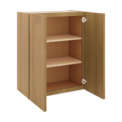 J&K Butterscotch B8 Double Door Wall Cabinet - 24" W x 30" H
