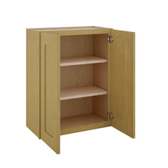 Modernform Cabinet Natural Shaker 24" W X 30" H X 12" D Double Door Wall Cabinet