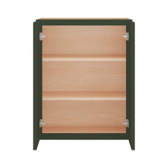 Modernform Cabinet Slim Sage Green 24" W X 30" H X 12" D Double Door Wall Cabinet