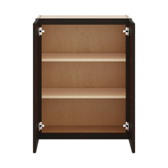 J&K Espresso K8 Double Door Wall Cabinet - 24" W x 30" H