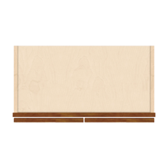 J&K Mocha Glazed K10 Double Door Wall Cabinet - 24" W x 30" H