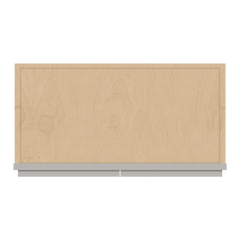 CNC Luxor 5-Piece Misty Grey 24" W X 30" H Double Door Wall Cabinet