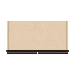 J&K Espresso K8 Double Door Wall Cabinet - 24" W x 30" H