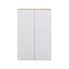 Modernform Cabinet Matte White 24" W X 36" H X 12" D Double Door Wall Cabinet
