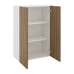 Modernform Cabinet Walnut 24" W X 36" H X 12" D Double Door Wall Cabinet