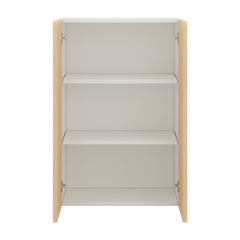 Modernform Cabinet Natural Oak 24" W X 36" H X 12" D Double Door Wall Cabinet