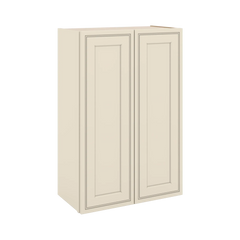 J&K Pearl Glazed H9 Double Door Wall Cabinet - 24" W x 36" H