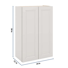 J&K Pure B5 Double Door Wall Cabinet - 24" W x 36" H