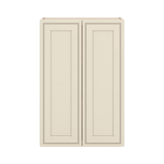 J&K Pearl Glazed H9 Double Door Wall Cabinet - 24" W x 36" H