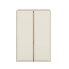 Modernform Cabinet Slim Dove White 24" W X 36" H X 12" D Double Door Wall Cabinet