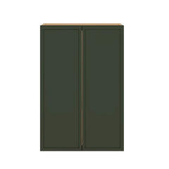 Modernform Cabinet Slim Sage Green 24" W X 36" H X 12" D Double Door Wall Cabinet