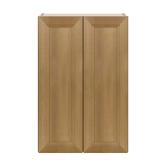 J&K Butterscotch B8 Double Door Wall Cabinet - 24" W x 36" H