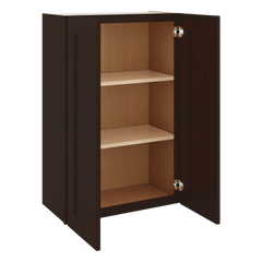 J&K Java Coffee S1 Double Door Wall Cabinet - 24" W x 36" H