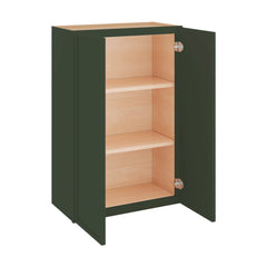 Modernform Cabinet Slim Sage Green 24" W X 36" H X 12" D Double Door Wall Cabinet