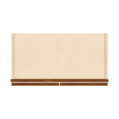 J&K Mocha Glazed K10 Double Door Wall Cabinet - 24" W x 36" H